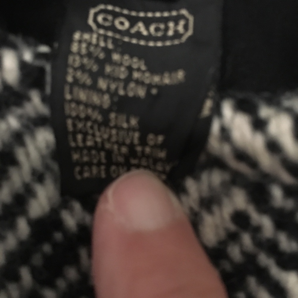 Coach wool coat - Picture 4 of 8